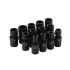 SCUPM132V - 1/2" DRIVE 13 PIECE UNIVERSAL METRIC 12 POINT IMPACT SOCKET SET