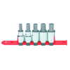 SCXY5R - 1/2" DRIVE 5 PIECE SAE HEX BIT SOCKET SET
