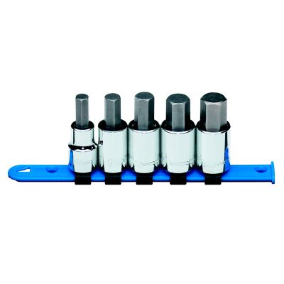 5PC 1/2 MET HEX BIT DRVR