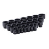 SDP296V - 3/4" DRIVE 29 PIECE SAE 6 POINT IMPACT SOCKET SET