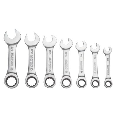 7PC STUBBY SAE PROSWING SET