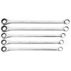 SGRBZXLM52T - 5 PIECE METRIC 12 POINT ZERO DEGREE OFFSET XL RATCHETING WRENCH SET