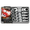 SGW9550 - 10 PC STUBBY FLEX COMBINATION RATCHETING WRENCH SET
