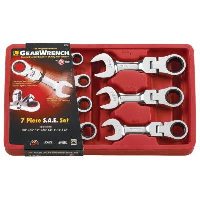 7 PC STUBBY SAE FLEX GW SET