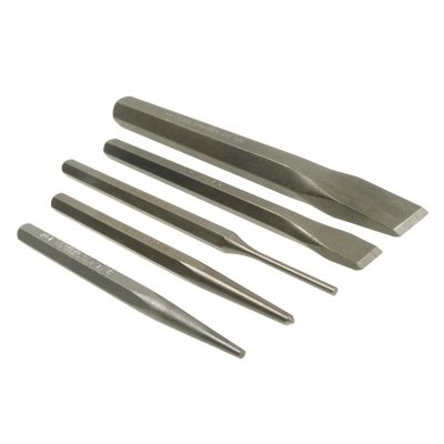 5 PC SILV EAG PUNCH&CHISEL SET