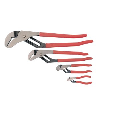 4 PC GROOVE JOINT PLIERS