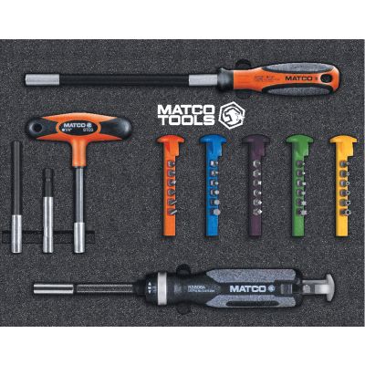 RATCHETING DRVR & UNIV BIT SET
