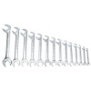 SROEA14K - 14 PIECE SAE 6 POINT OPEN END ANGLED WRENCH SET