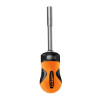 SRSSO4 - 4 PIECE ERGONOMIC STUBBY RATCHETING SCREWDRIVER SET