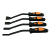 SSCA4M - 4 PIECE ORANGE ANGLED SCRAPER SET