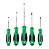 SSPCG5C - 5 PIECE TOP TORQUE II GREEN SCREWDRIVER SET