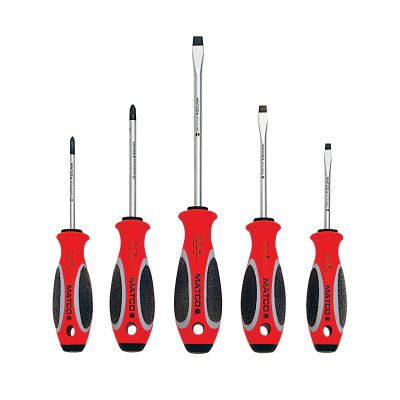 5 PC SCRDRVR SET RED