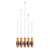 SSPO5XLC - 5 PIECE TOP TORQUE II EXTRA LONG ORANGE SCREWDRIVER SET