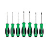 SSPTPG7C - 7 PIECE TOP TORQUE II GREEN TAMPERPROOF TORX SCREWDRIVER SET