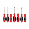 SSPTPR7C - 7  PIECE TOP TORQUE II RED TAMPERPROOF TORX SCREWDRIVER SET