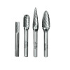 ZK4 - 4 PIECE CARBIDE BURR SET
