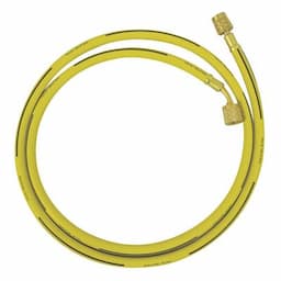 72" R134A YELLOW HOSE WITH SHUT-OFF VALVE
