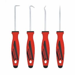 4 PIECE MINI HOOK AND PICK SET - RED