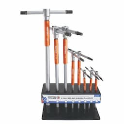 8 PIECE SAE HEX SPINNING T-HANDLE SET