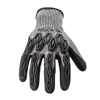 IMPACT SEAMLESS BLACK GLOVES - LARGE | Matco Tools