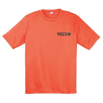 SHORT SLEEVED HIGH VIS ORANGE T-SHIRT - M | Matco Tools
