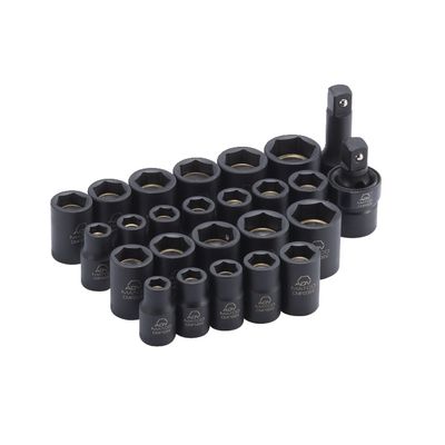 1/2" DRIVE ADV 25 PIECE METRIC & SAE 6 POINT MAGNETIC IMPACT SOCKET SET | Matco Tools