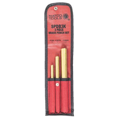 3 PIECE BRASS DRIFT PUNCH SET | Matco Tools