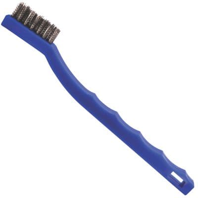 PLASTIC HANDLED SS WIRE BRUSH