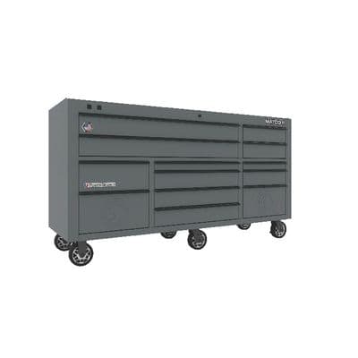 75" x 25" TRIPLE-BAY 2s SERIES TOOLBOX (THUNDERSTORM GRAY/BLACK)