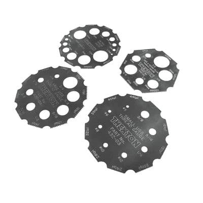 4 PIECE UNIVERSAL THREAD GAUGE