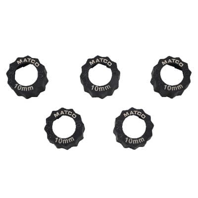 5 PIECE 10MM HEXGRIP EXTRACTOR RING