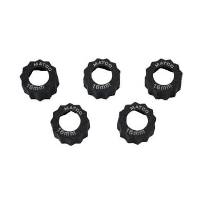 5 PIECE 17MM HEXGRIP EXTRACTOR RING
