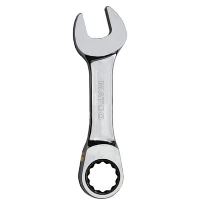 9MM 72 TEETH STUBBY COMBO RATCHETING WRENCH