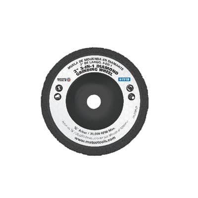 3" 3-IN-1 DIAMOND GRINDING WHEEL - 36 GRIT