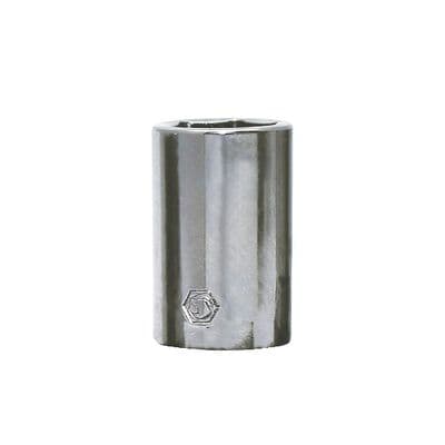 1/4" DRIVE 10MM METRIC 6 POINT CHROME SOCKET