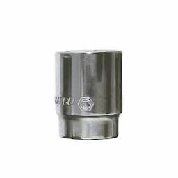 1/4" DRIVE 12MM METRIC 6 POINT CHROME SOCKET