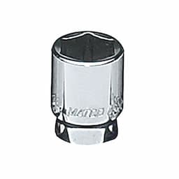 1/4" DRIVE 15MM METRIC 6 POINT CHROME SOCKET