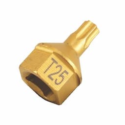 1/4" T25 1 PC HEX TORX SOCKET BIT