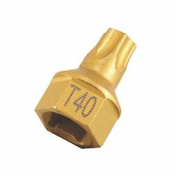 1/4" T40 1 PIECE HEX TORX SOCKET BIT