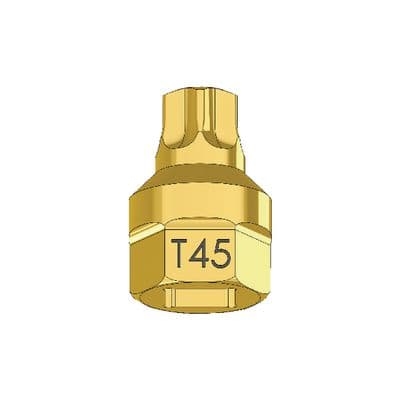 1/4" X T45 1 PIECE TORX® SOCKET