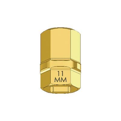 1/4" X 11MM HEX 1 PIECE SOCKET