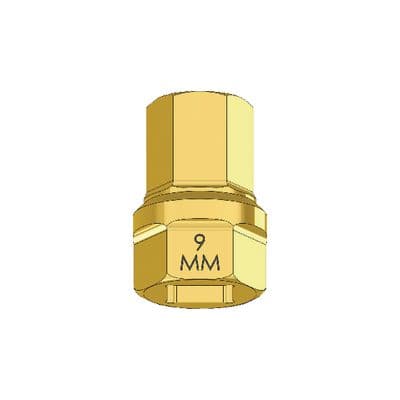 1/4" X 9MM HEX 1 PIECE SOCKET