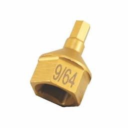1/4" X 9/64" HEX 1 PIECE SOCKET BIT