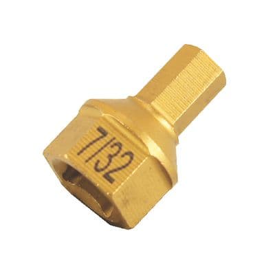 1/4" X 7/32" HEX 1 PIECE SOCKET BIT