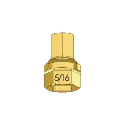 1/4" X 5/16" HEX 1 PIECE SOCKET