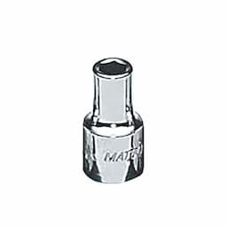 1/4" DRIVE 4.5MM METRIC 6 POINT CHROME SOCKET