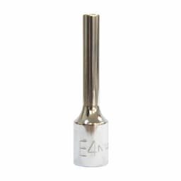 1/4" DRIVE E4 CHROME SOCKET