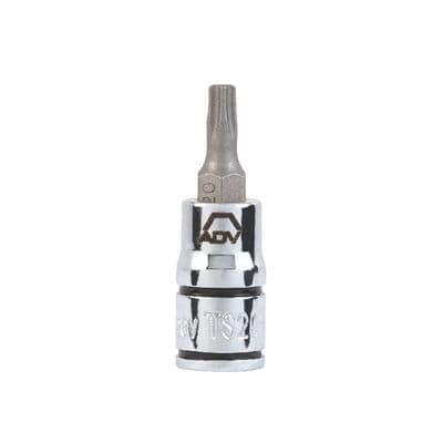 1/4" Drive 5 TORX Tamperproof Bit Socket Set TS20H