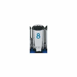 1/4" DRIVE 8MM METRIC 12 POINT CHROME SOCKET