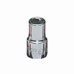 1/4" DRIVE 9/32" SAE 6 POINT CHROME SOCKET